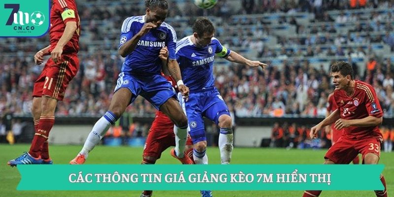 Giới Thiệu Và Giải Thích Giá Giảng Kèo Chi Tiết Qua 7m 7 Các thông tin giá giảng kèo 7M hiển thị